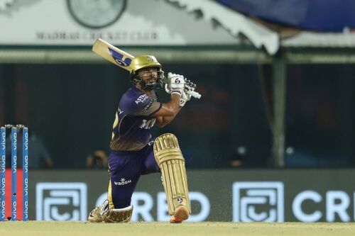 Tripathi clinches last-over thriller, KKR pip DC to reach IPL 2021 final Image