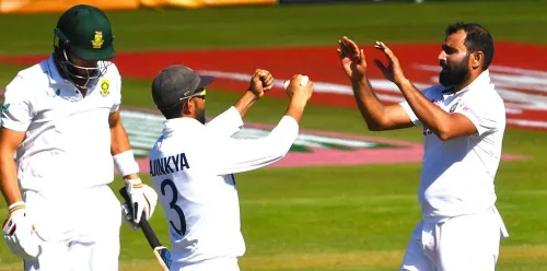 South Africa vs India, Day 3: Shami takes five, India lead by 146 in second innings Image