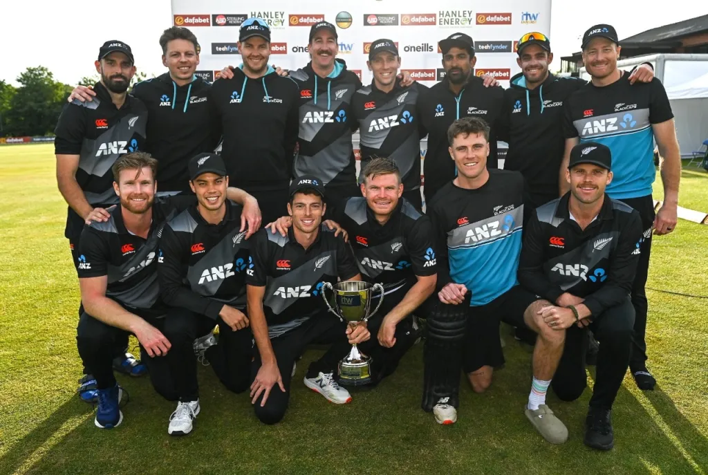 New Zealand ride on Glenn Phillips, Daryl Mitchell stand to sink Ireland in final T20I; sweep series Image