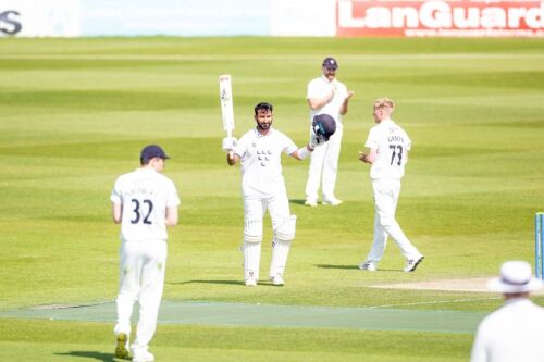 Pujara hits 231, Saini takes five as Indians shine in County cricket Image