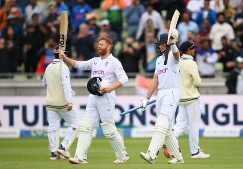 ENG v IND, 5th Test: Root, Bairstow slam unbeaten tons in England's clinical seven-wicket win Image