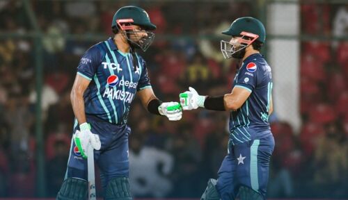 2nd T20I: Babar, Rizwan power Pakistan to thumping 10-wicket win over England Image