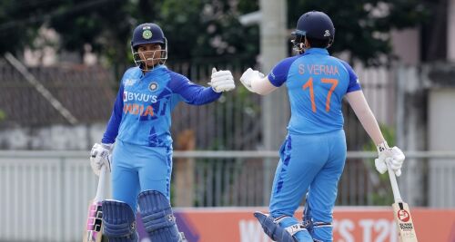 Women's Asia Cup: Meghana, Shafali, Richa shine as India beat Malaysia by 30 runs in rain-affected match Image