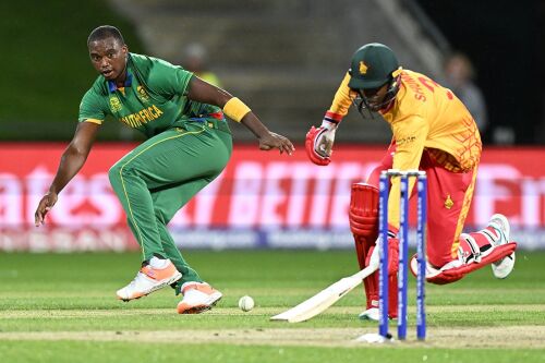 T20 World Cup: Rain has the final say as South Africa, Zimbabwe share points at Hobart Image