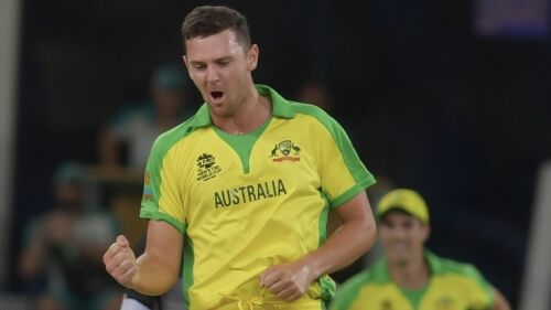 It was 'pretty exciting' as well as 'nerve-wracking', says Hazlewood on captaincy debut Image