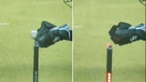 Pandya's Unusual Clean Bowled Dismissal in 1st ODI Leaves Former Cricket Players Skeptical Image