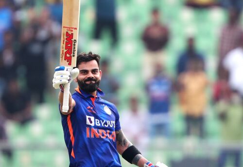 Virat Kohli wins Player of Series award in India's victory over Sri Lanka, gearing up for World Cup year Image