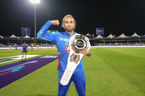 Imran Tahir earns White Belt for outstanding performance during ILT20 match Image