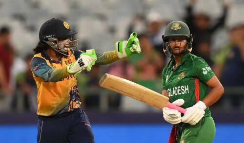 Women's T20 WC: Sri Lanka wicketkeeper Anushka Sanjeewani fined for breaching ICC Code of Conduct Image