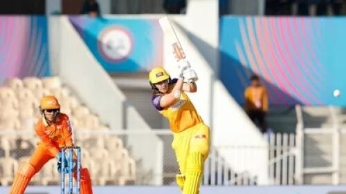 Harris, McGrath shine as UP Warriorz book play-offs berth with 3-wicket win over Gujarat Giants Image