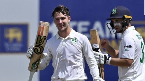 Ireland set the stage with a dominant batting display on Day 2 of the second Test against Sri Lanka Image