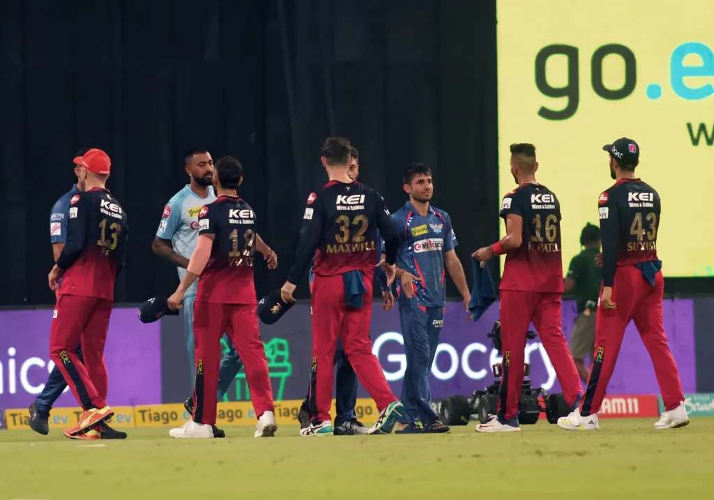 Royal Challengers Bangalore Defends Modest Score Against Lucknow Super Giants with a Stunning Bowling Performance! Image