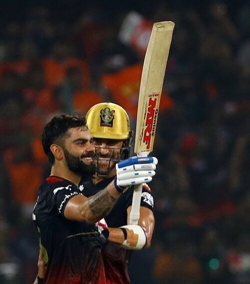 Virat Kohli's Century and Faf du Plessis' Fifty Lead Royal Challengers Bangalore to Dominant Victory over Sunrisers Hyderabad Image