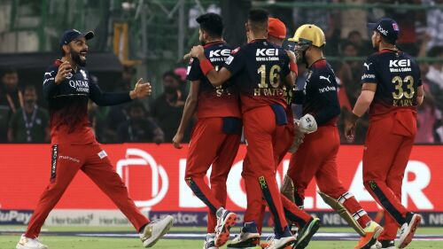 RCB Dominates RR with a Dominant Bowling Display, Seals Huge 112-Run Win Image