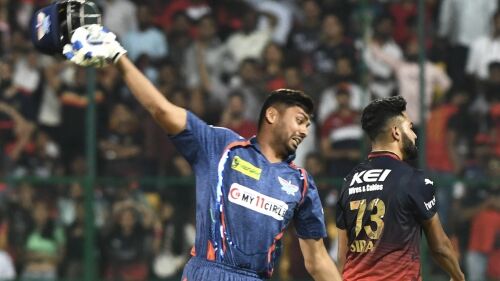 Avesh Khan Regrets Helmet Toss Celebration After Victory, Aims for National Team Comeback Image