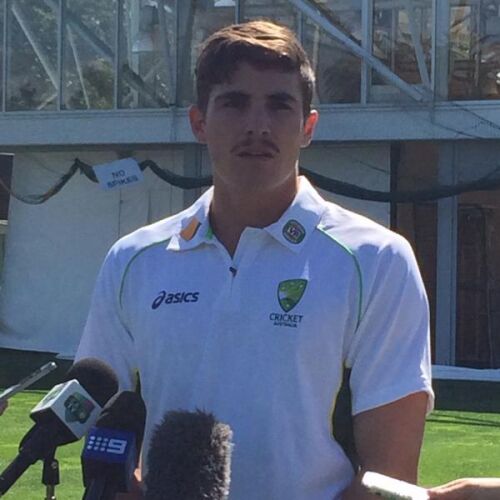 Australia fast bowler Sean Abbott fought back tears on learning of his selection Image