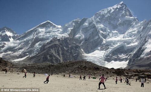 FEATURE: Cricket in the lap of Mount Everest Image