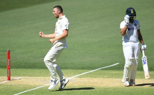 AUS vs IND, 1st Test: Lowest Test score for India, Hazlewood’s milestone, and other important numbers Image