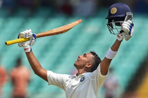 Prithvi Shaw gets double ton in Ranji game for Mumbai Image