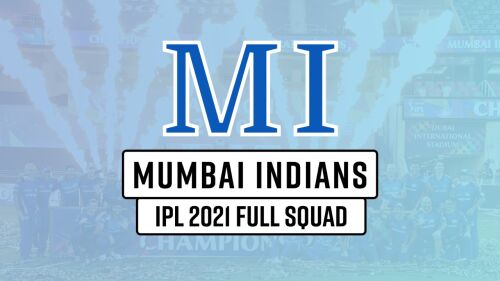 Mumbai Indians IPL 2021 Squad Image