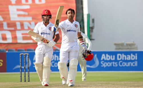 Afghanistan in firm control on day one of the second Test vs Zimbabwe Image