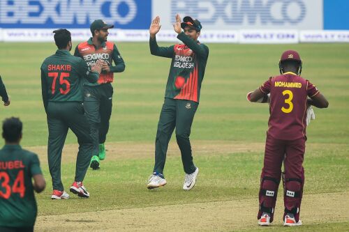 REPORT: Shakib’s four-wicket-haul takes Bangaldesh home in the first ODI Image