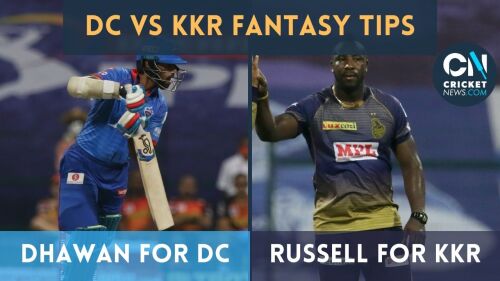 DC v KKR – अपनी FANTASY टीम में इन तीन खिलाड़ियों को चुनें! | Blitzpools CricketNews Fantasy Scout Image